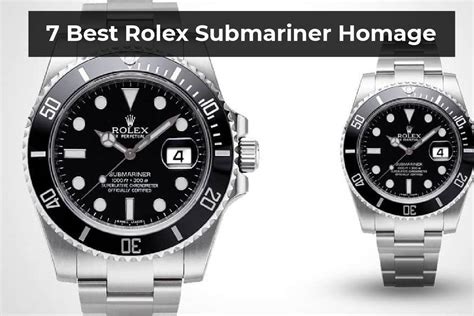 cheap rolex homage|best rolex submariner homage watches.